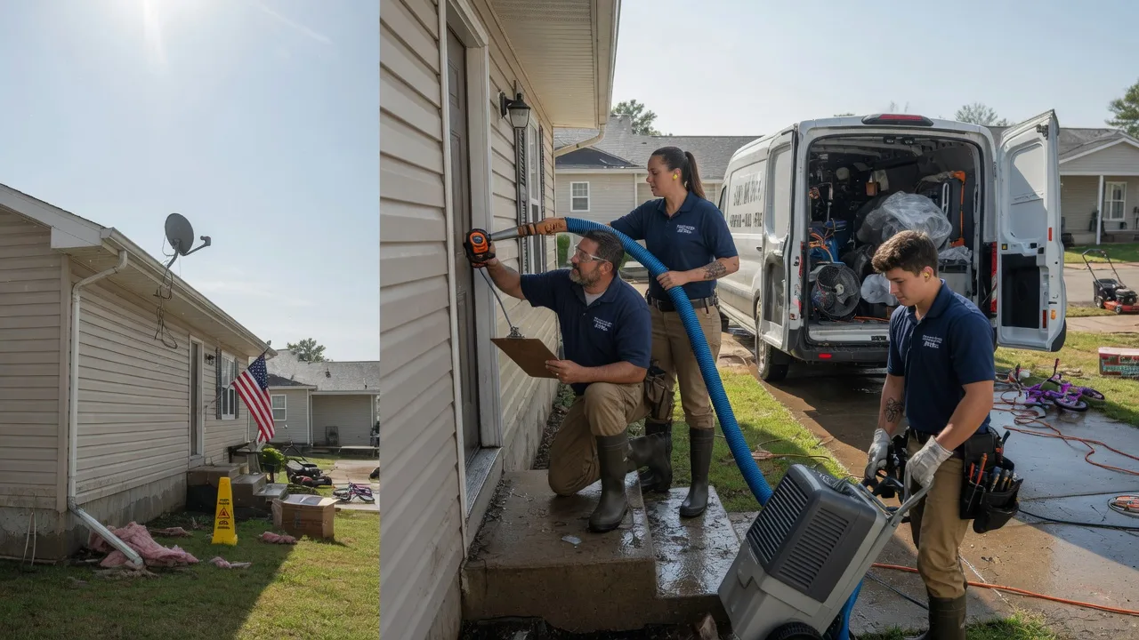 Ceiling Water Damage Restoration in Mint Hill, NC near me
